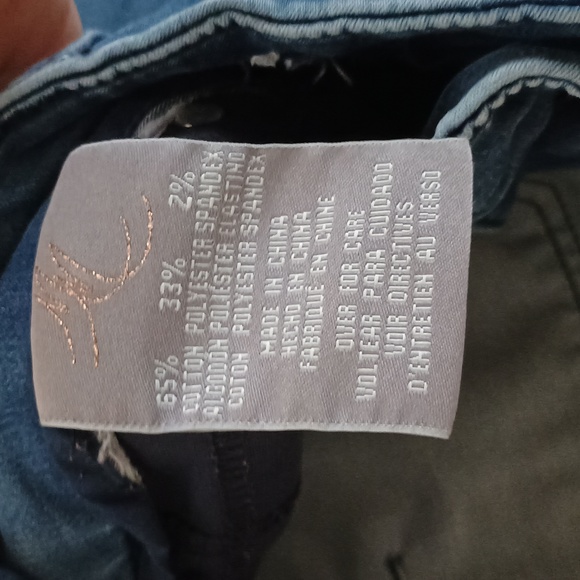 Melissa McCarthy Slimming Pencil Jeans [Size:16W] [Color: Blue] - Picture 4 of 5